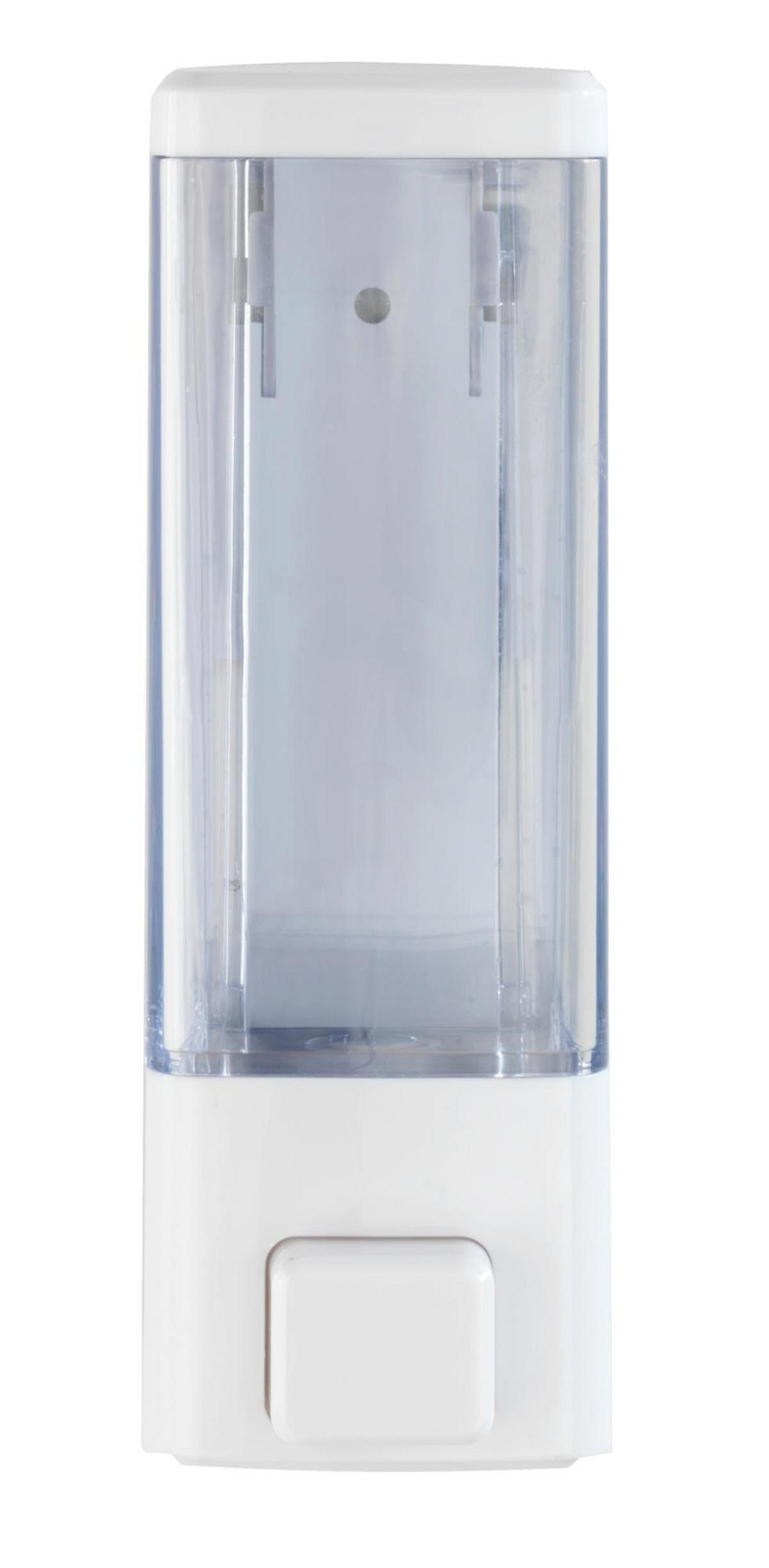 SEIFEN- und Desinfektionsmittelspender Istres 320 ml 7,5/6/18,5 cm - Weiß, Kunststoff (6/18.5/7.5cm) - Wenko
