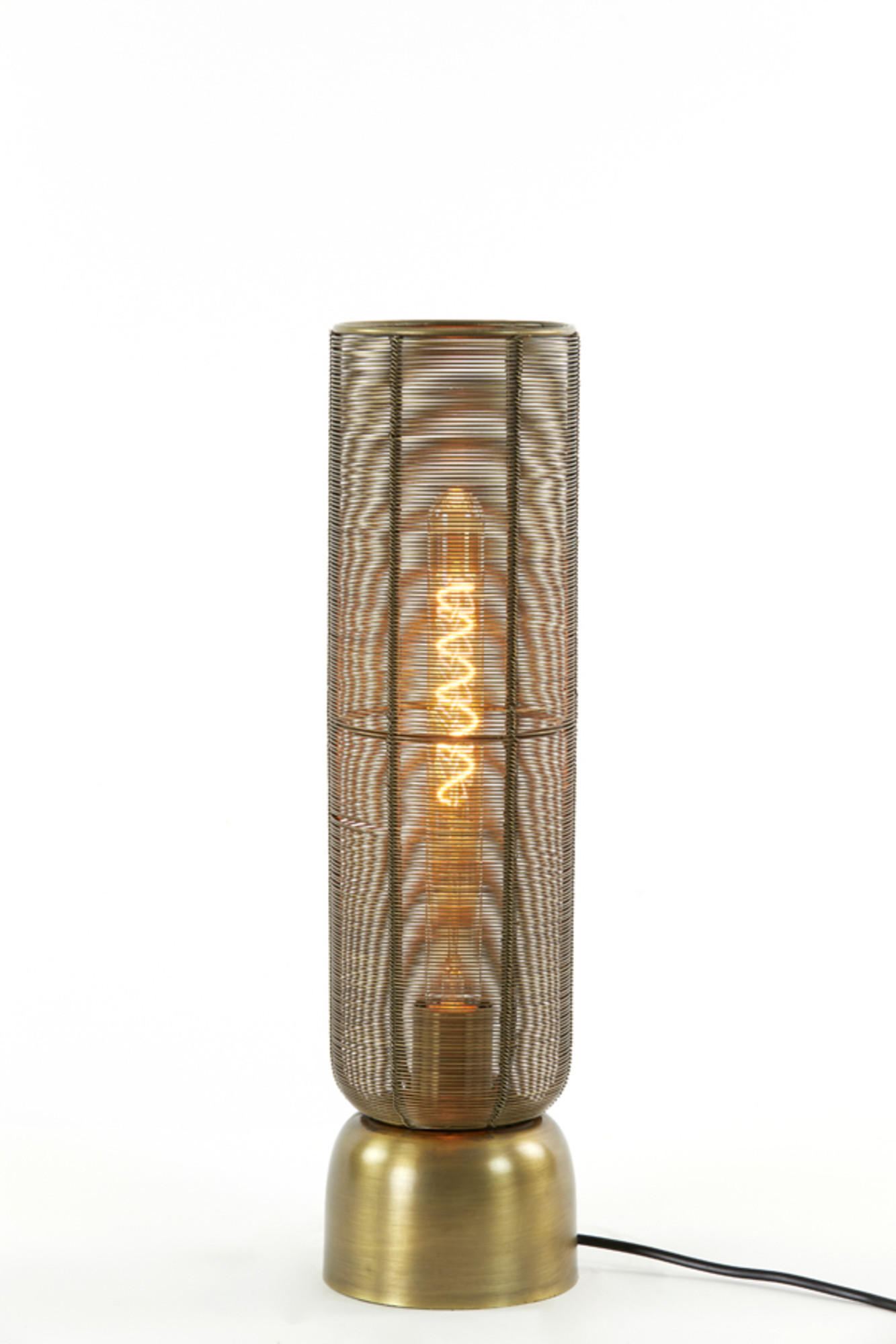 TISCHLAMPE Lezuza Bronze Ø13,5/49,5 cm - Bronzefarben, Metall (13.5/13.5/49.5cm) - Light & Living