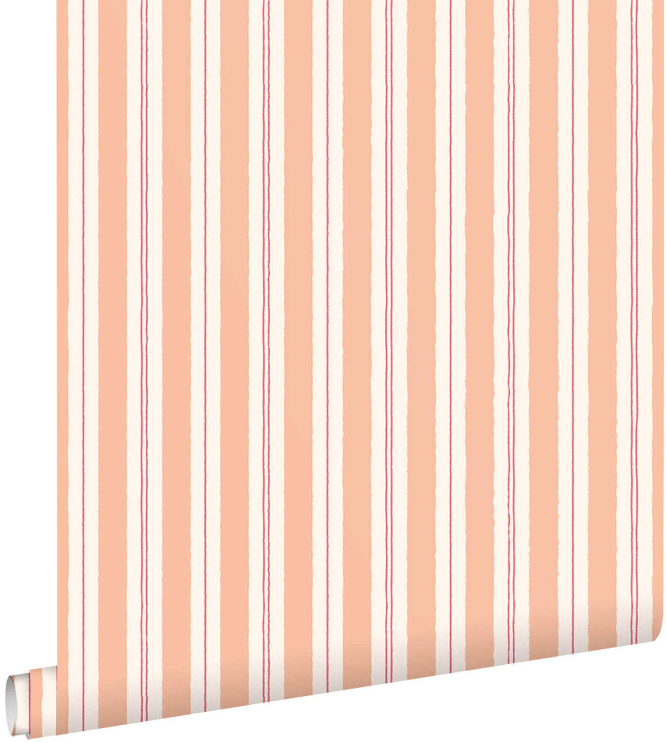 TAPETE Streifen 50 x 900 cm - Pink, Papier (50/0.1cm) - ESTAhome