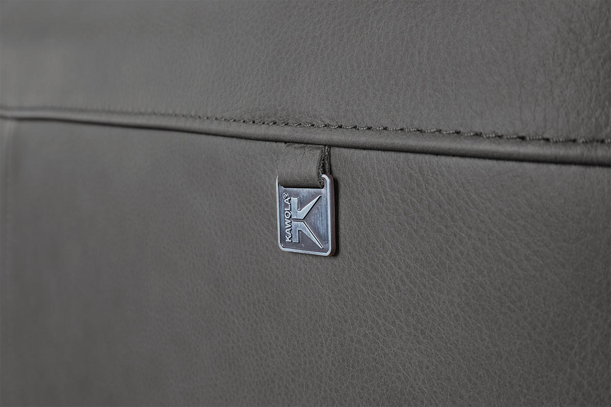 SOFA BODHI Schwarz Leder - Schwarz, Leder/Kunststoff (242/80/110cm) - KAWOLA