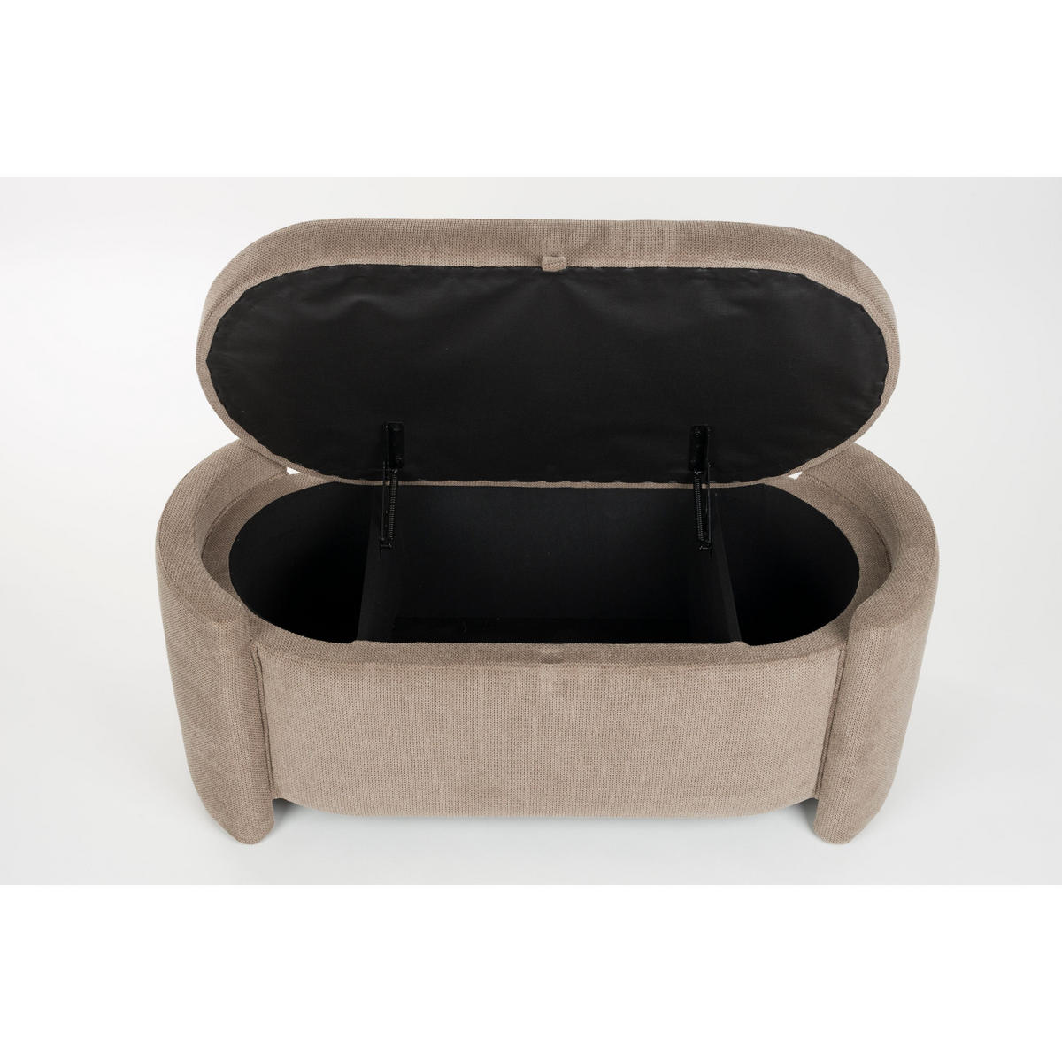 SITZBANK Miro mit Stauraum 108 cm - Grau, Textil (85/42/42cm) - Drawer