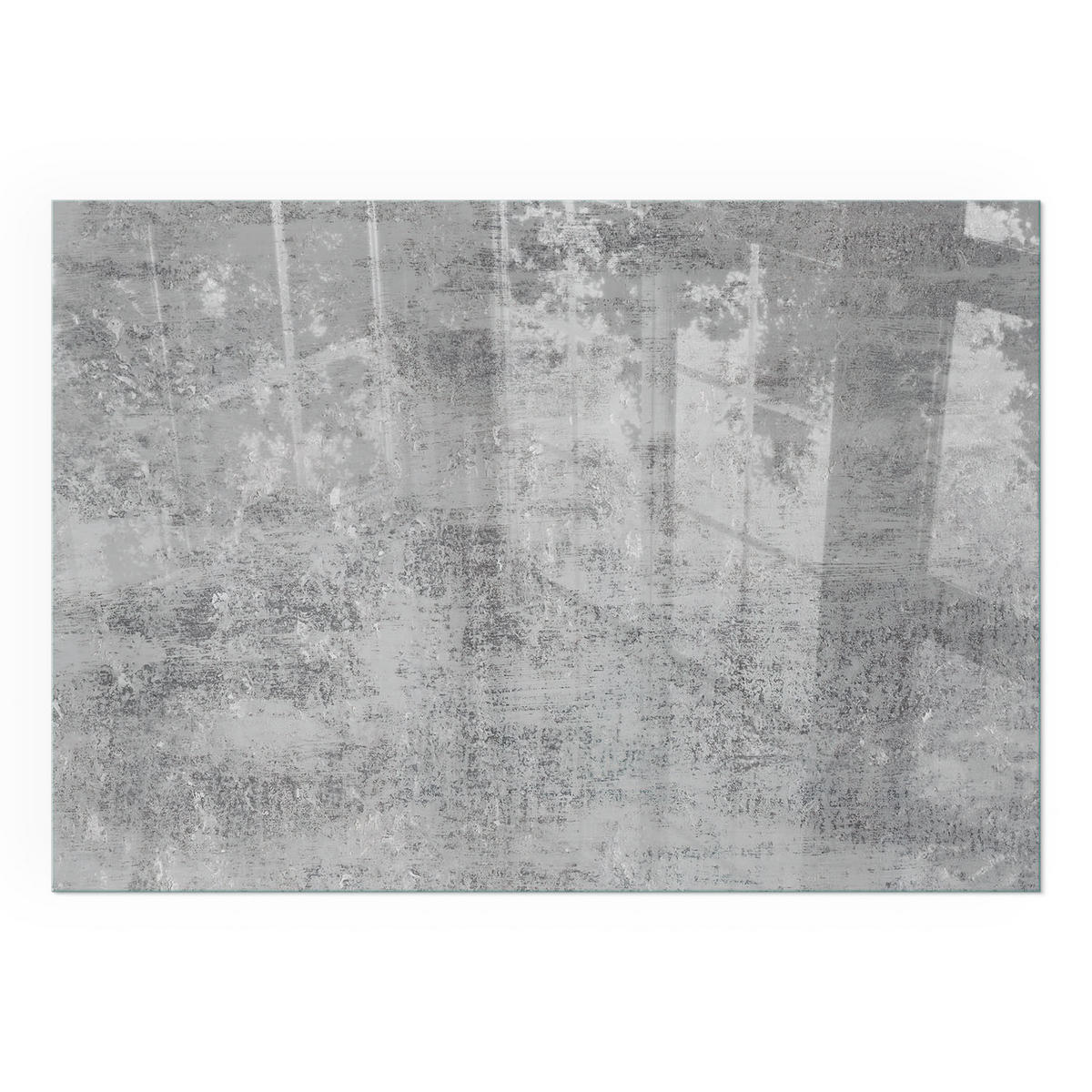 GLASPLATTE für Kamin 100x70 cm - Grau, Glas (100/70/0.4cm) - TULUP