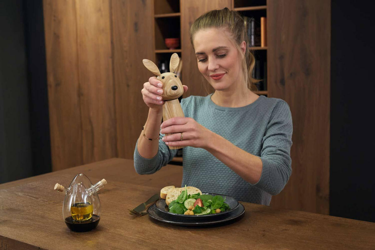 GEWÜRZMÜHLE Cucina braun - Braun, Holz (10.5/25/9.5cm) - Leonardo Living
