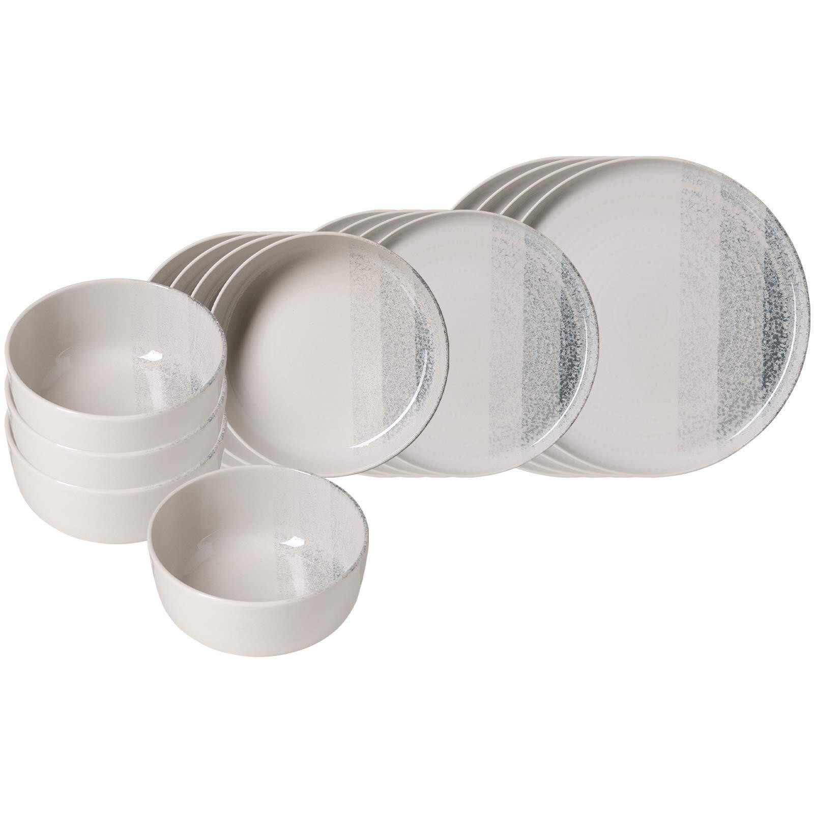 EINSTEIGER-SET Trio Grau 16er Set - Grau, Keramik (2/2/2cm) - Ritzenhoff Breker