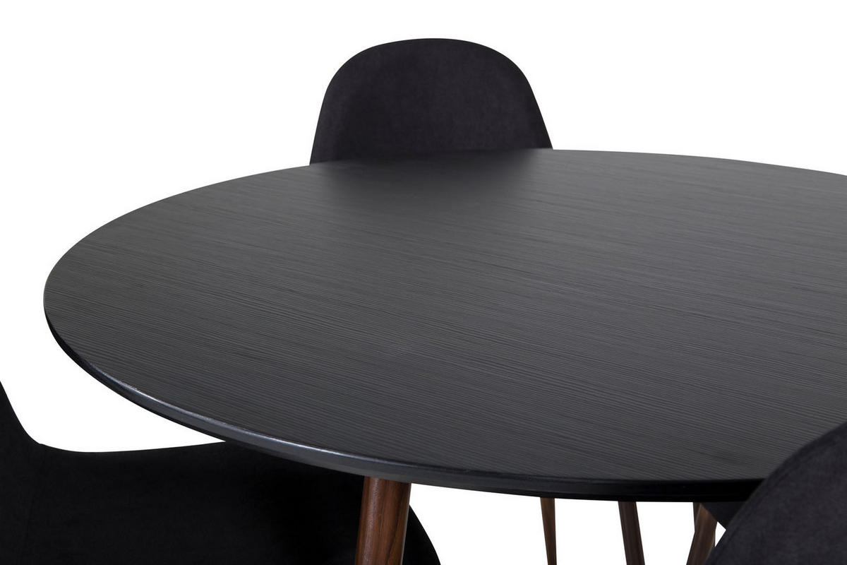 TISCHGRUPPE Schwarz - Schwarz, Holzwerkstoff (100/75/100cm) - ebuy24