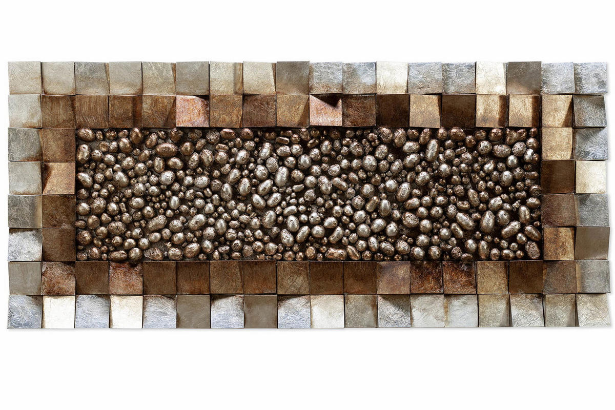 WANDBILD Braun 123/55 cm - Braun, Holz/Kunststoff (6.5/55cm) - KUNSTLOFT