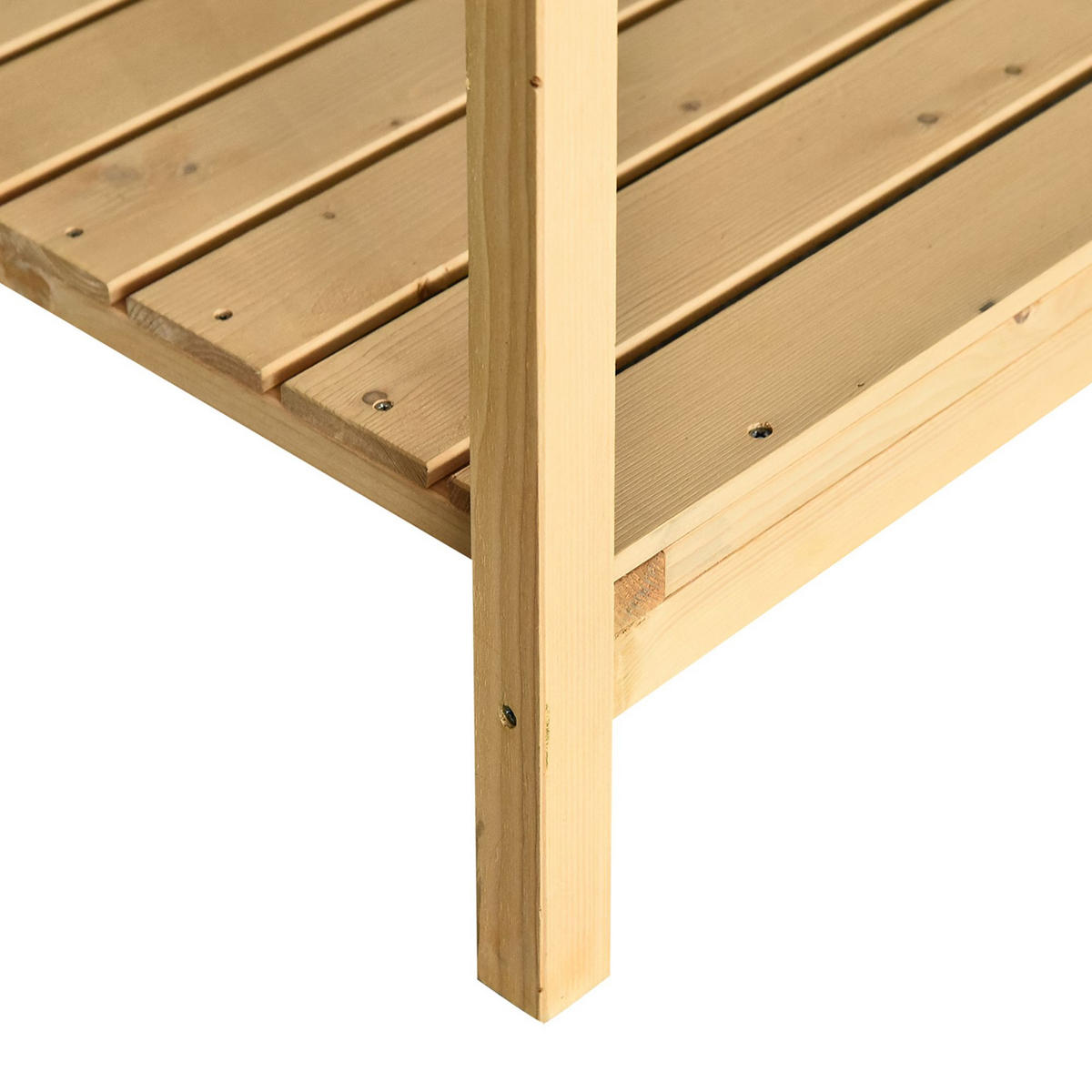HOCHBEET DE-15965 mit 8 Fächern Naturholz - Naturfarben, Holzwerkstoff (110/76/46cm) - ComfortXL