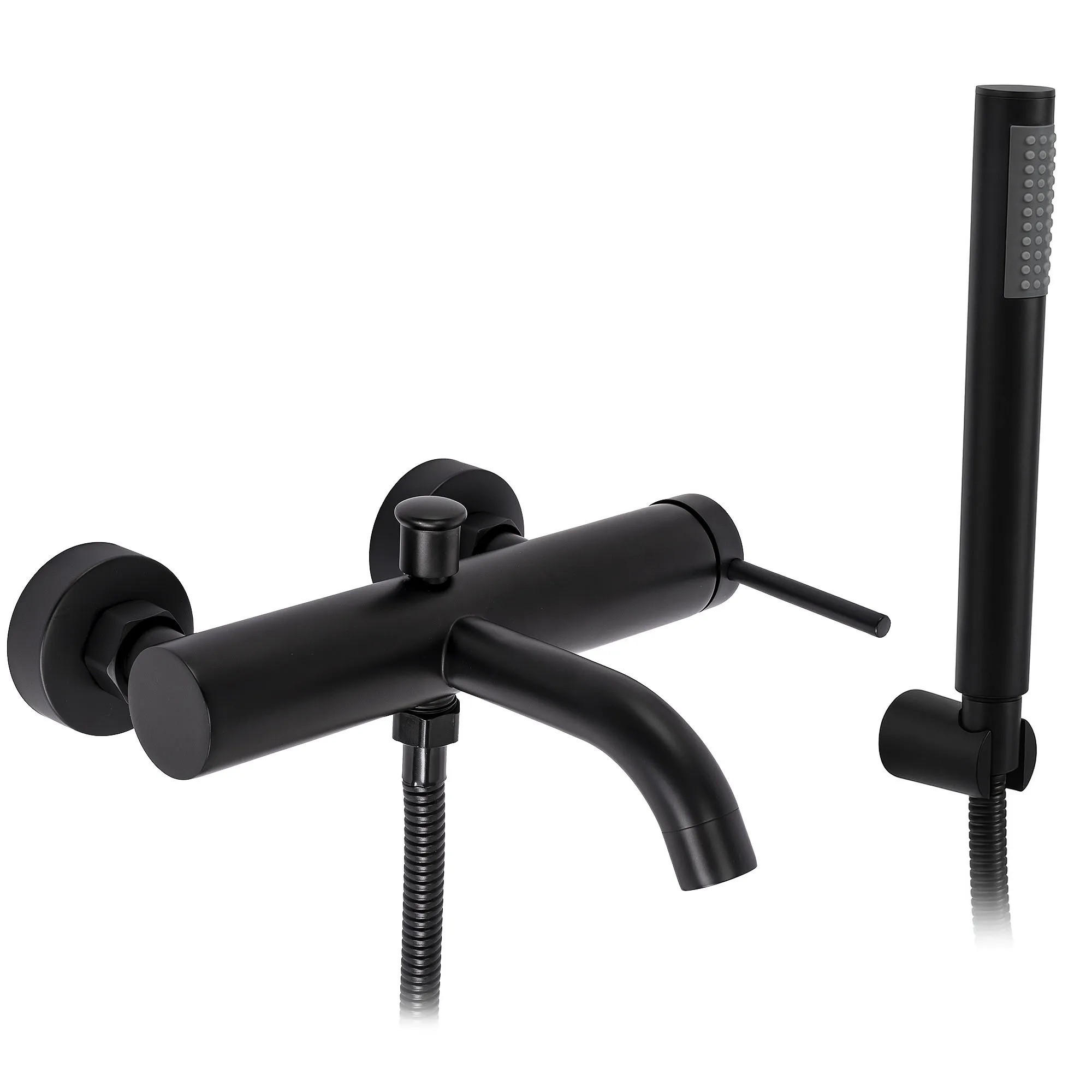 WANNENARMATUR Rea Spot Black - Schwarz, Metall (23.5/18.5/22cm) - REA