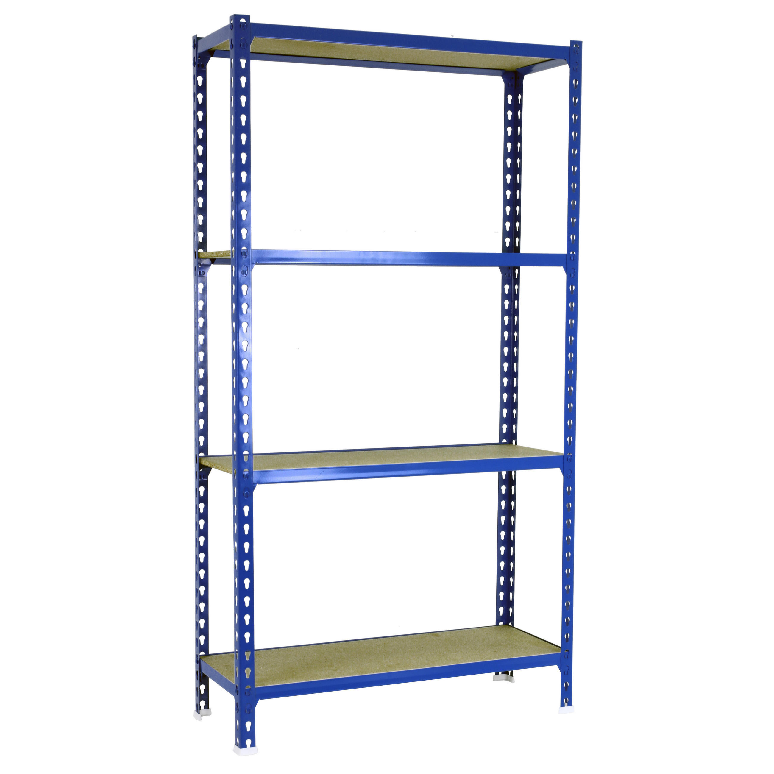 SCHWERLASTREGAL Mid Muli HxBxT 150 x 100 x 50 cm 4 Fachböden Fachlast 150 kg Blau - Blau, Metall (100/150/50cm) - PROREGAL