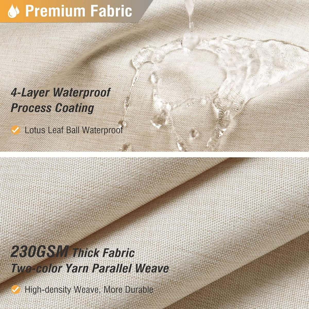 DUSCHVORHANG, beige, Leinenoptik, 180 x 200 cm - Beige, Textil (180/200cm)