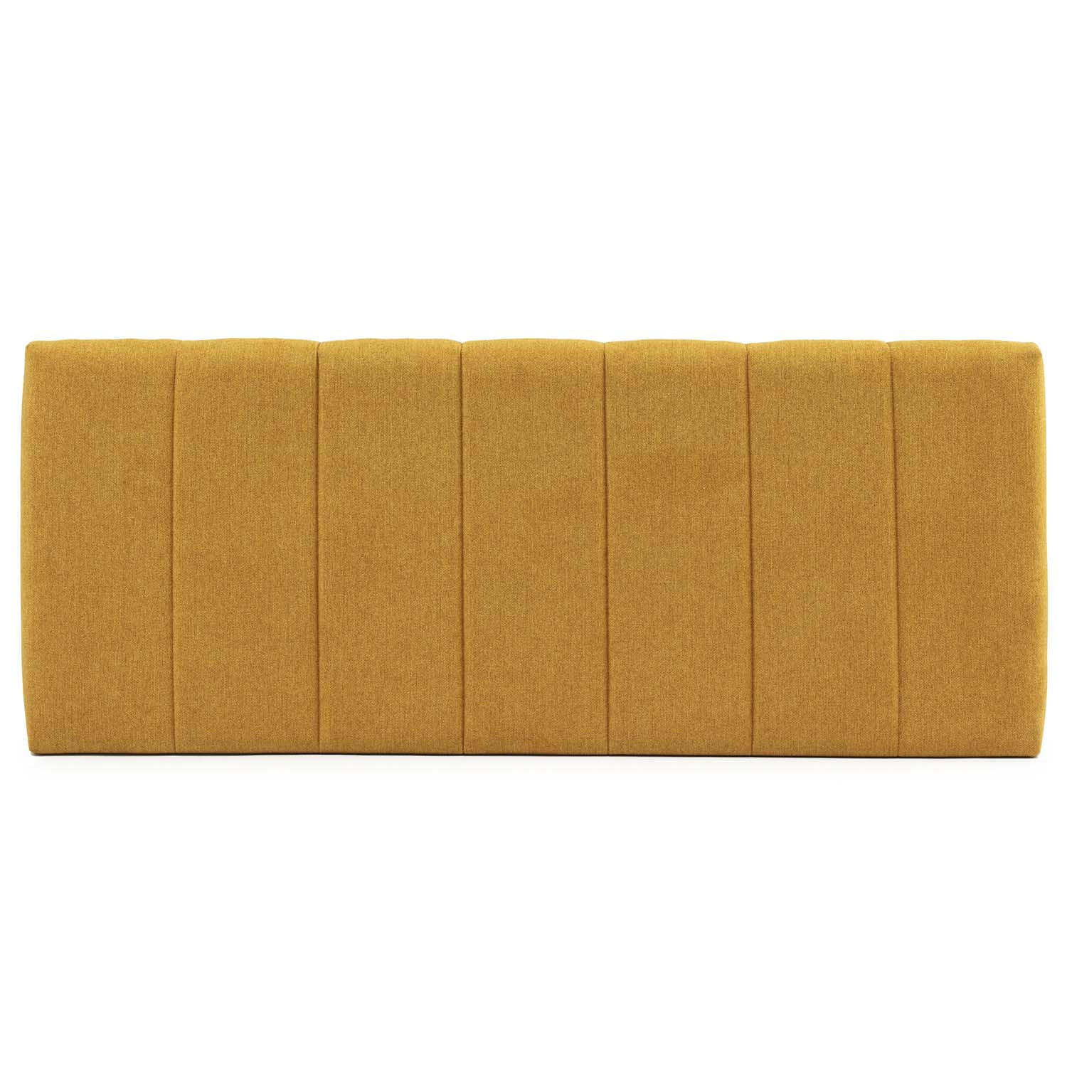 KOPFTEIL 150x60 cm Creta Senffarbe - Dunkelgelb, Textil (8/60/150cm) - VS Venta-stock