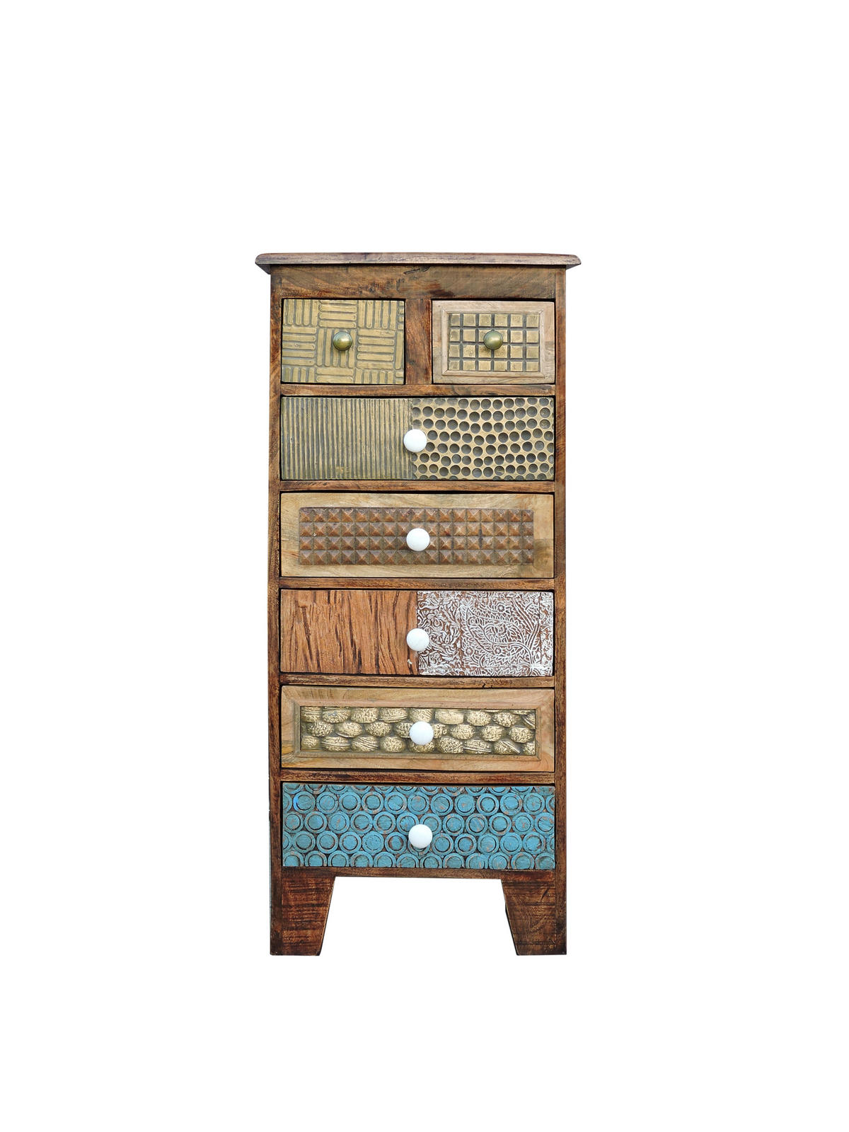 KOMMODE Ivar Holz Mehrfarbig 110x50x35cm - Multicolor, Holz (50/110/35cm) - DELUKE