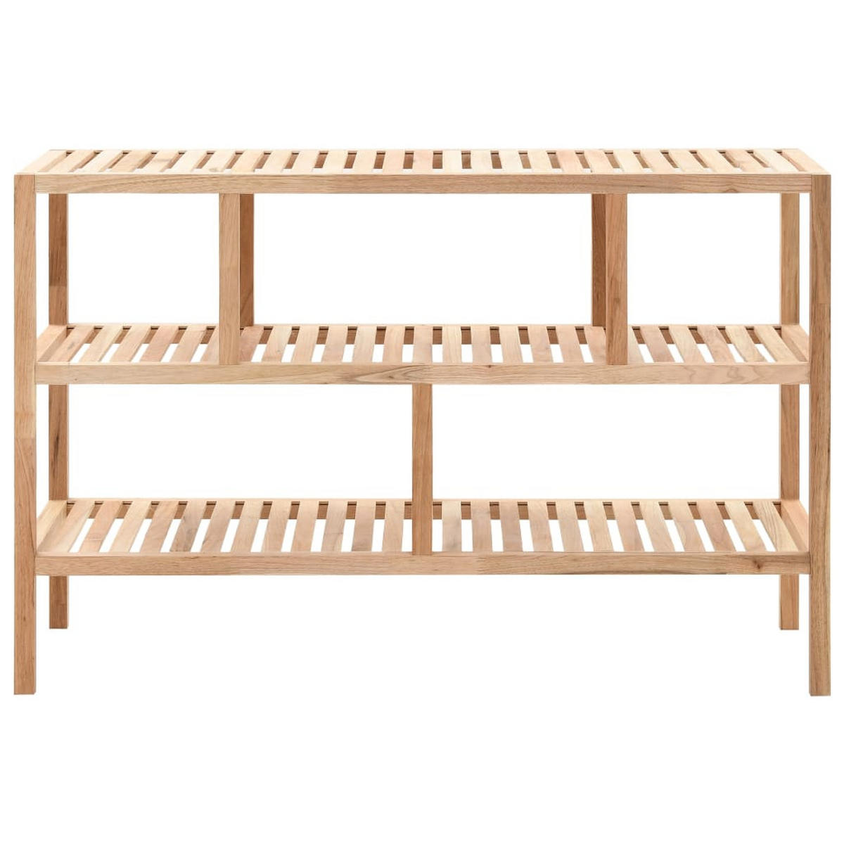 BADREGAL Massivholz Walnuss 100/40/65 Cm - Beige, Holz (40/65/100cm) - vidaXL