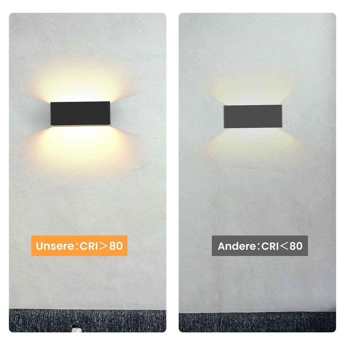 LED WANDLEUCHTE Herz - Schwarz, Metall (10/8/20cm) - Nettlife