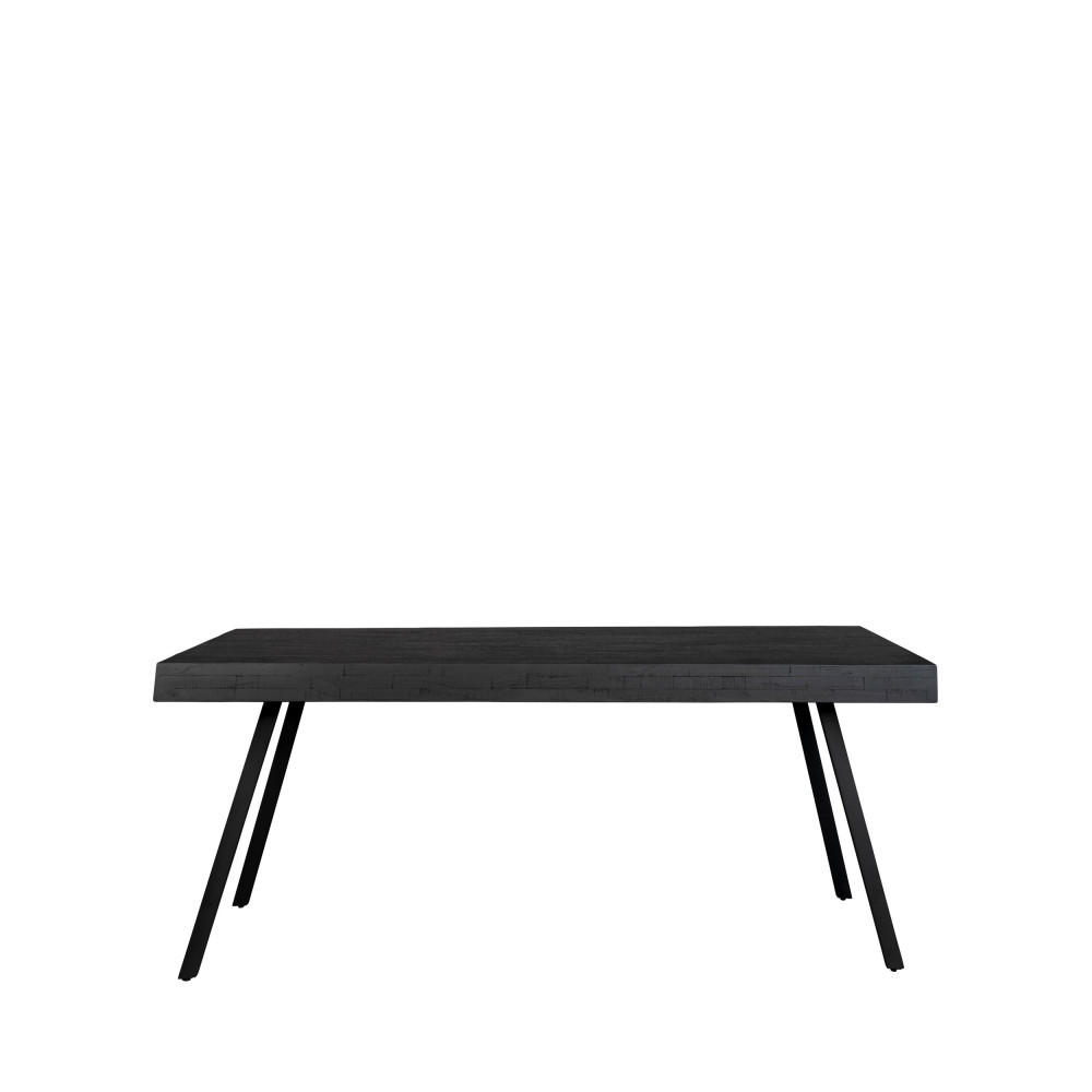 Drawer Esstisch Schwarz 78x74x160 cm