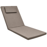 ROLLLIEGENAUFLAGE Loft RL 200x60x5cm Taupe - Taupe, Textil (60/200cm) - Beautissu 
