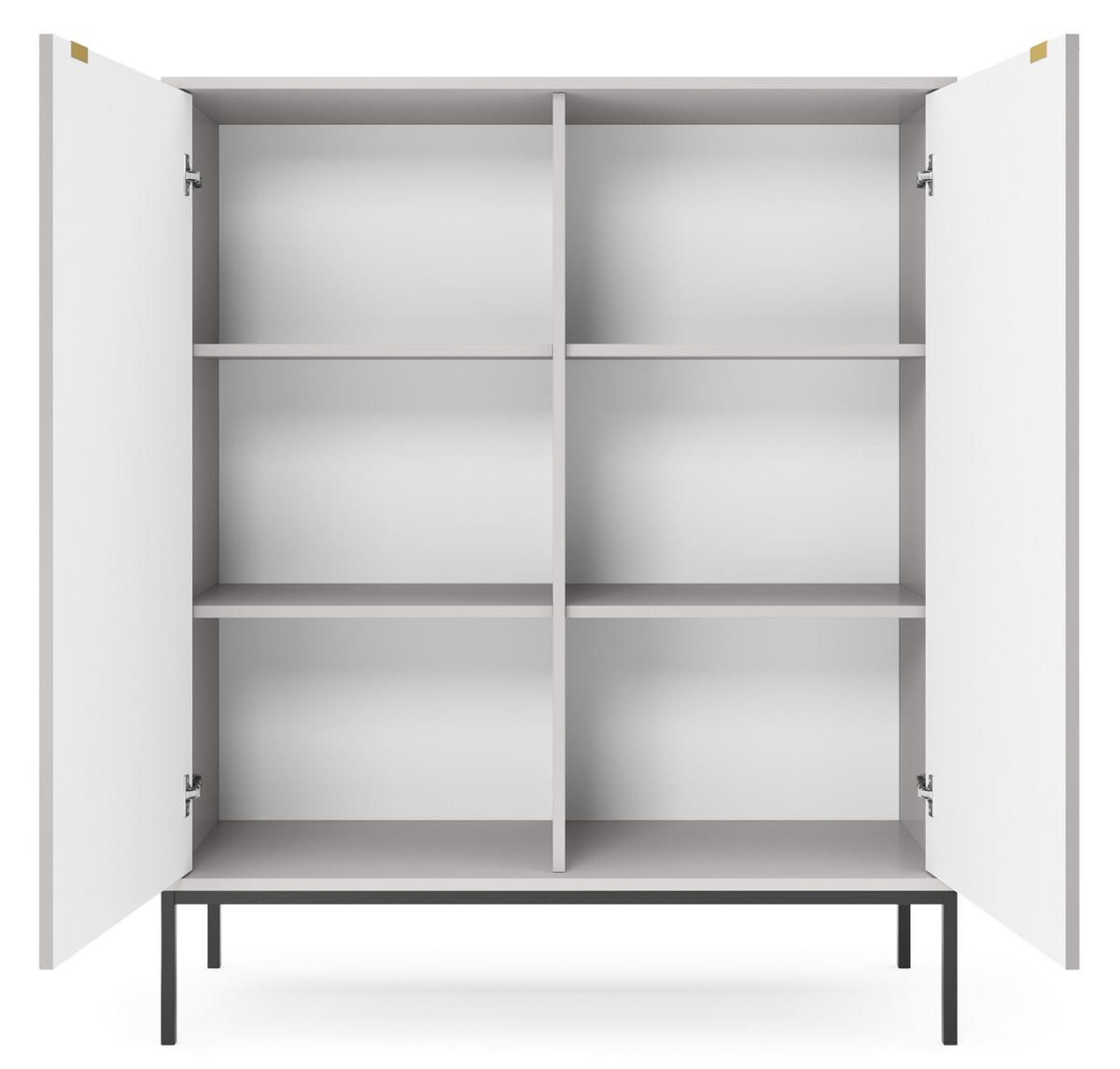 SIDEBOARD WEIß - Weiß, Holzwerkstoff (104/125/39cm) - FURNLUX