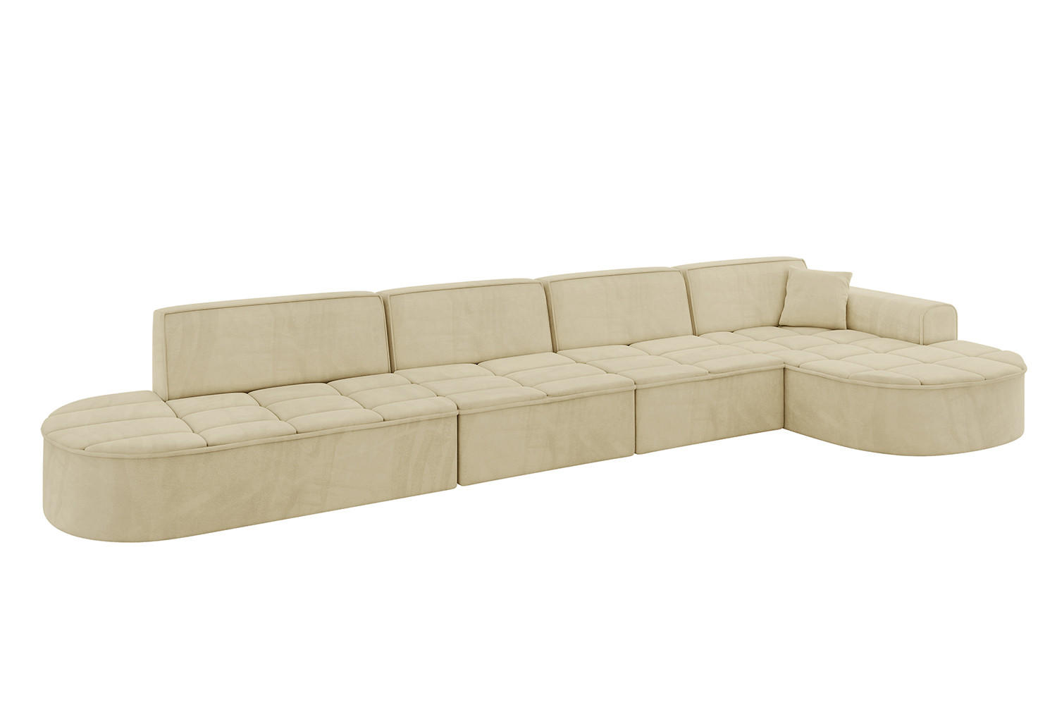 Altdecor Ecksofa Beige 413x171 cm