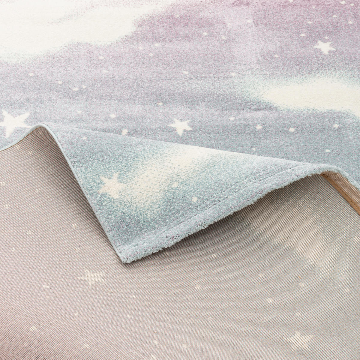 KINDER TEPPICH MAUI KIDS WOLKENHIMMEL - Rosa, Textil (120/170cm) - Pergamon