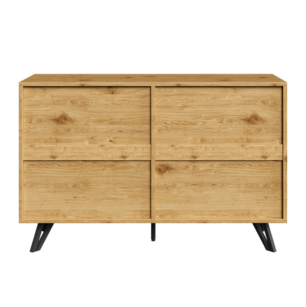 SIDEBOARD 120/40/75.5 cm Holzfarbe aus Spanplatte mit 6 Schubladen - Naturfarben, Holzwerkstoff (40/75.5/120cm) - OKMYHOME