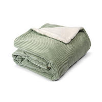 DECKE Duo - Grün, Textil (200/1.5cm) - Mokebo