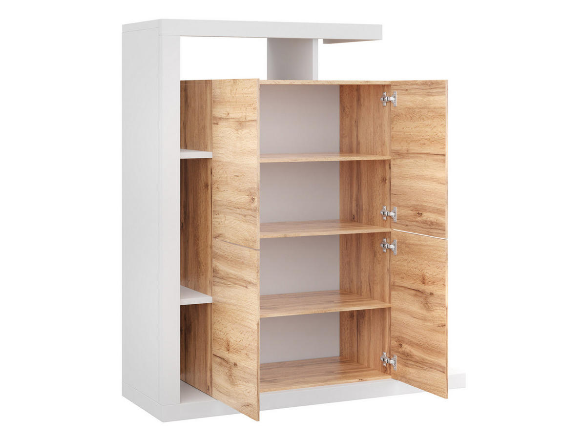TÜRKOMMODE Tuskana - Naturfarben, Holzwerkstoff (129/151/40cm) - MIRJAN24