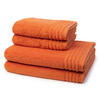FROTTIERSET Vienna Style Supersoft 4-teilig - Orange, Textil (50/100cm) - Vossen