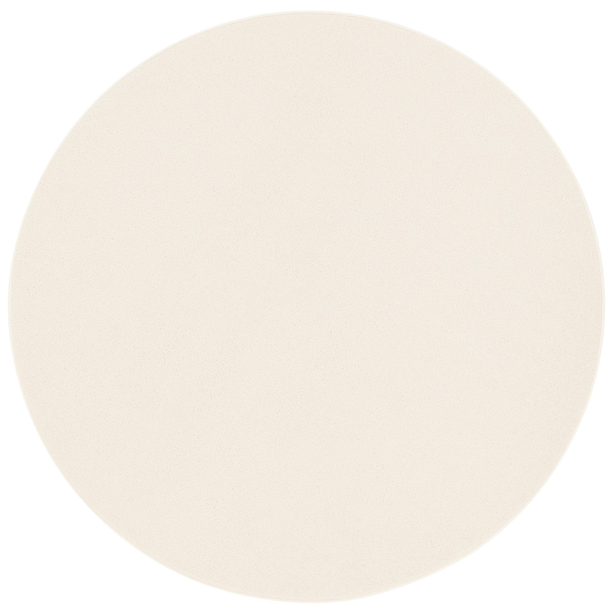 TREND VELOURS TEPPICH JOY RUND - Creme, Textil (200/200cm) - Snapstyle