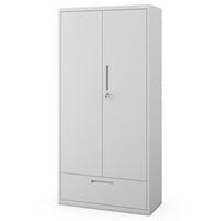 METALLSCHRANK mit Einzel-Schublade MEGAN 195x90x40cm Grau - Grau, Metall (90/195/40cm) - Jan Nowak