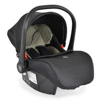 BABYSCHALE i-Size Multi (40 - 87cm) schwarz Gruppe 0+ Fußabdeckung Kopfstütze Gurt - Grün, Kunststoff (33/73/42cm) - Moni