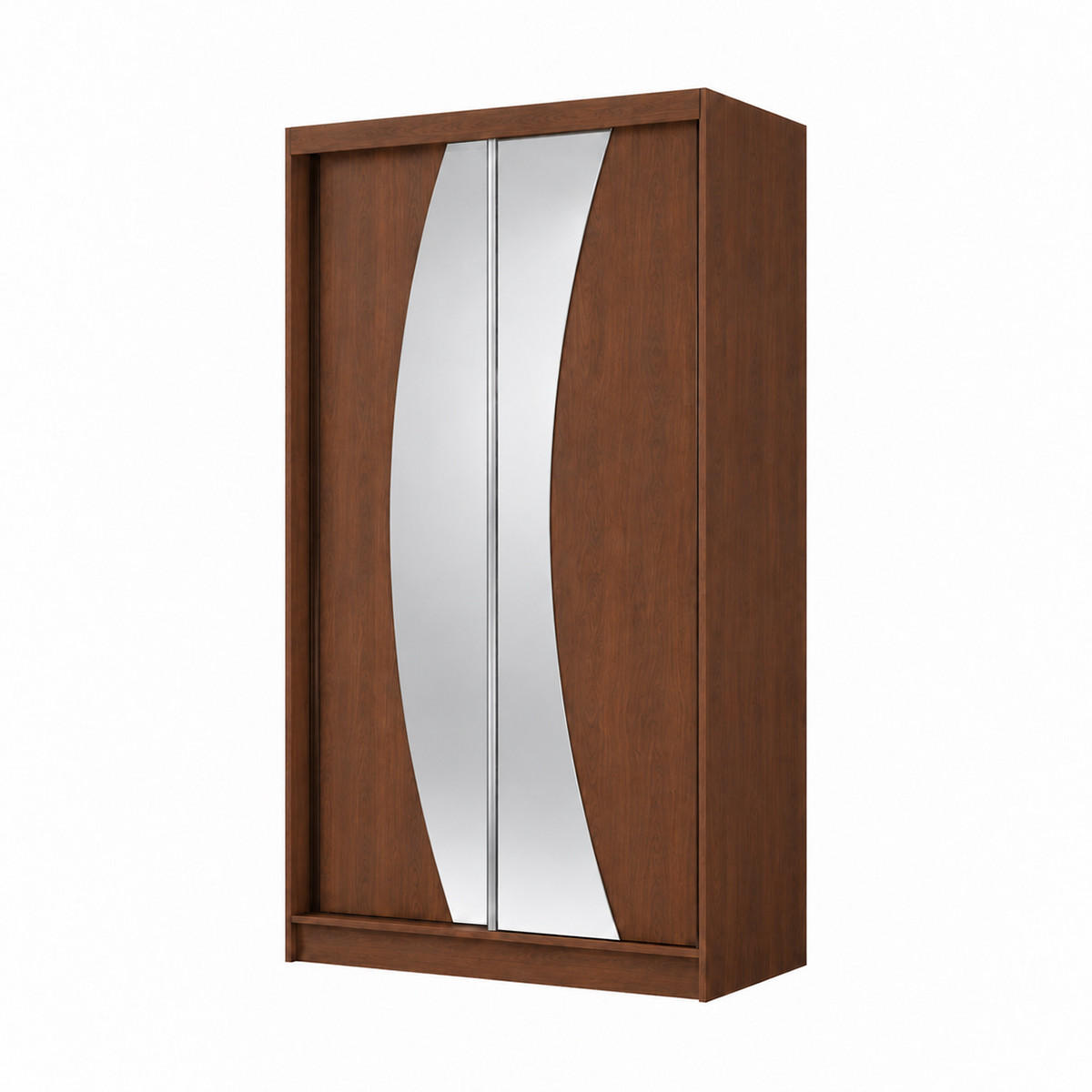 KS Home Concept Kleiderschrank Nussbaum 120x216x61 cm