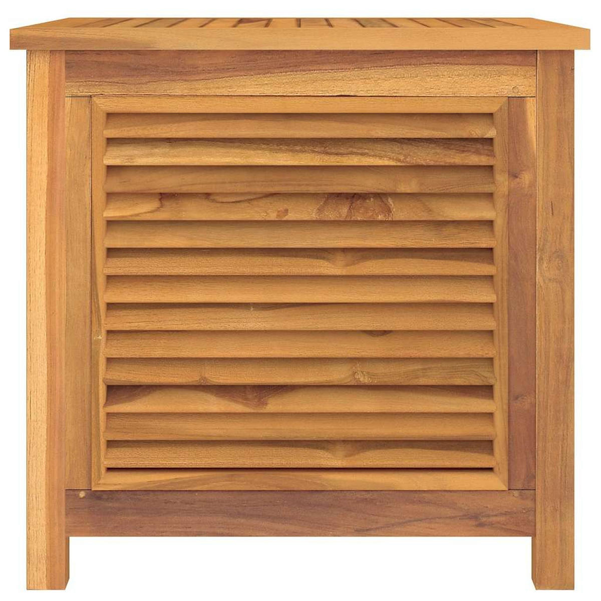 GARTENBOX Mit Beutel 60/50/58 Cm Massivholz Teak - Braun, Holz (60/58/50cm) - vidaXL