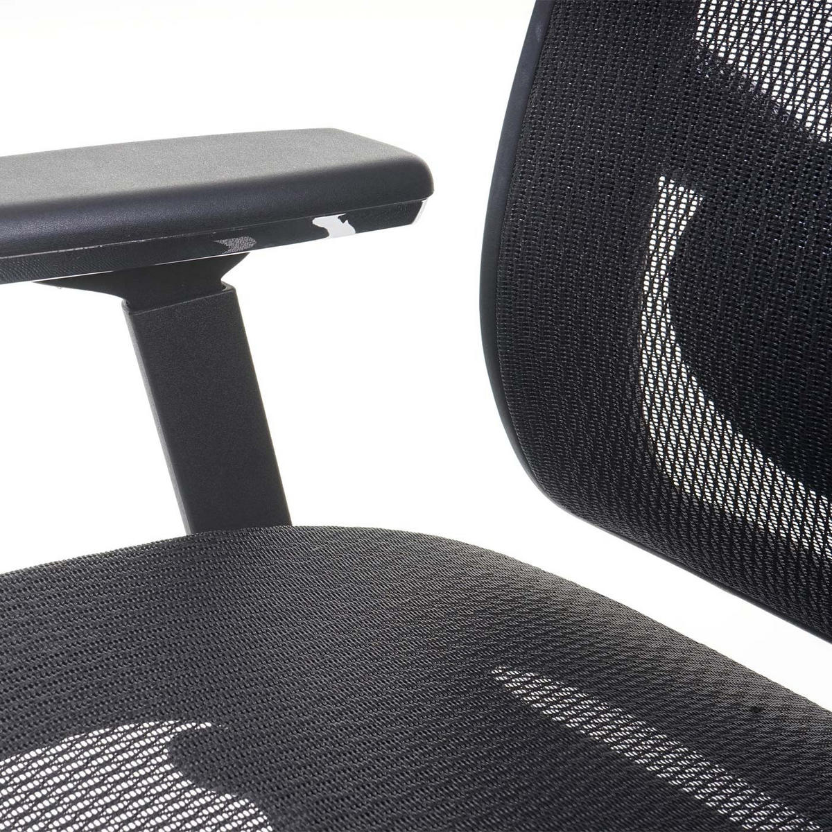 BÜROSTUHL Schwarz - Schwarz, Textil (65/123/62cm) - MCW