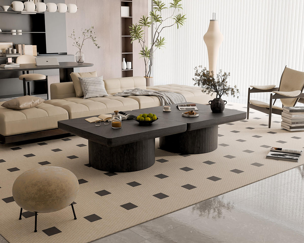 COUCHTISCH Schwarz 78/78/38 cm - Schwarz, Holz (78/78/38cm) - PANGIVO