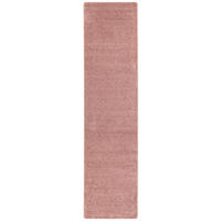 HOCHFLOR VELOURS LÄUFER TEPPICH LUNA - Altrosa, Textil (80/400cm) - Snapstyle
