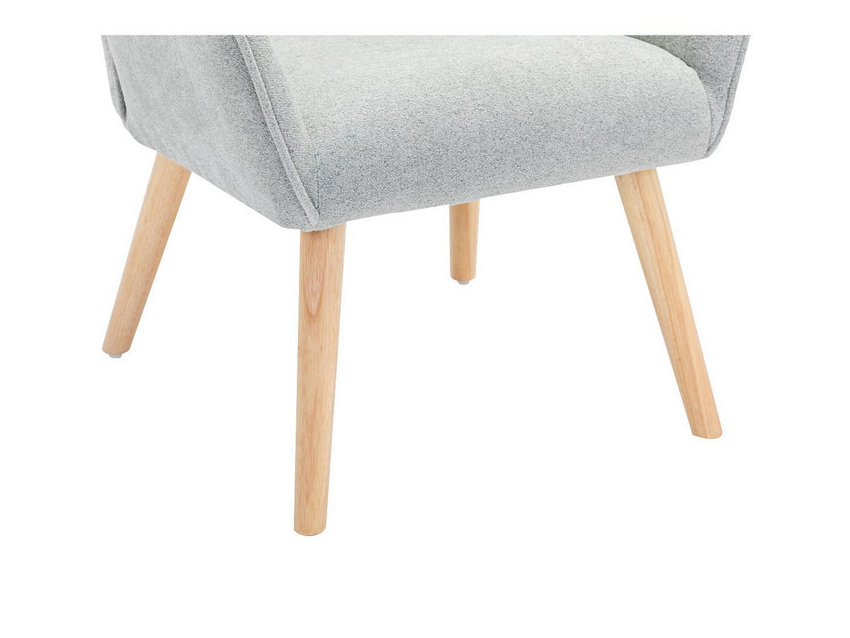 SESSEL - Stoff - Grün - OSIMO - Grau, Textil (62/92/71cm) - Vente-Unique