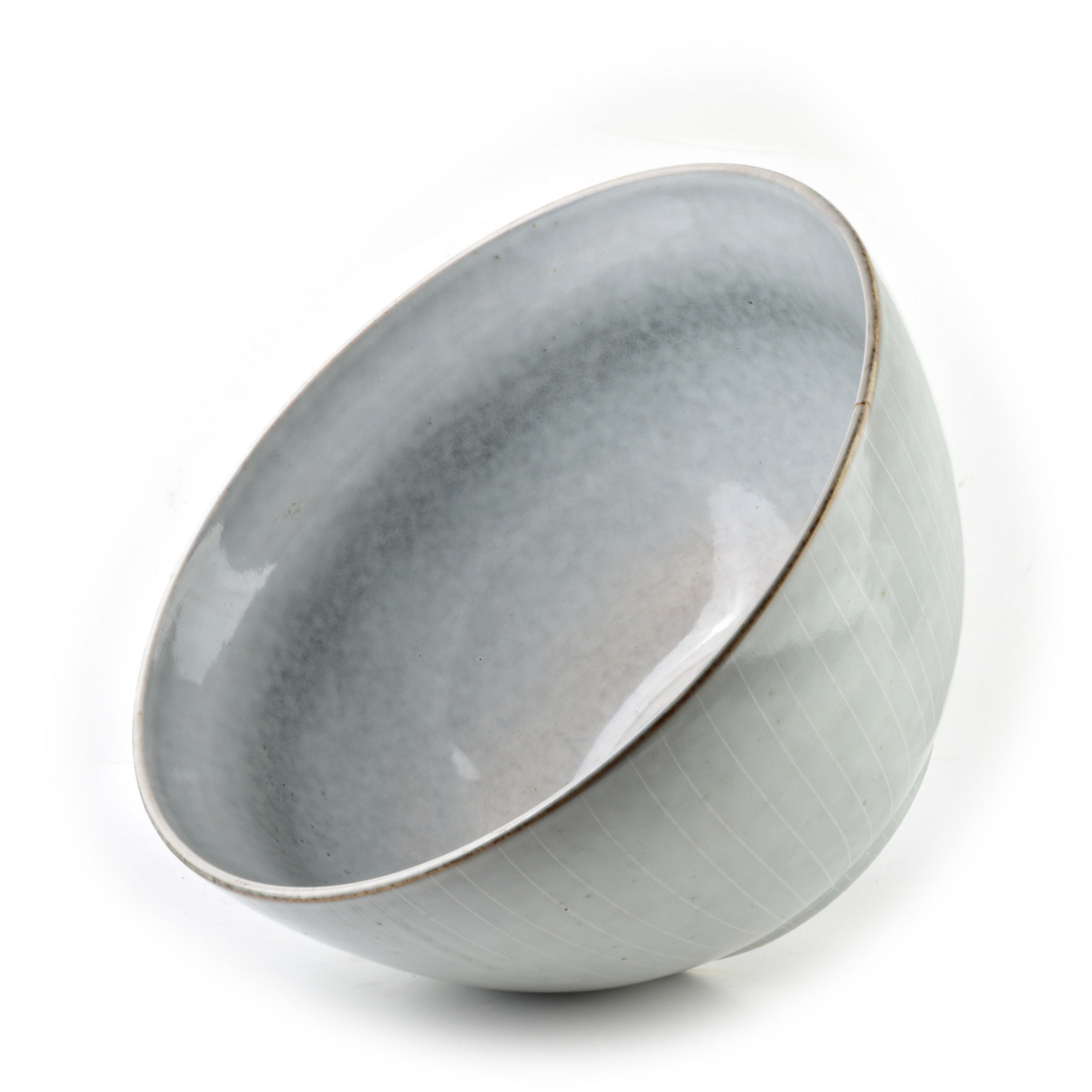 SCHALE Basic Nature Grau 24/24/13 cm Keramik - Grau, Keramik (24cm) - Mondex