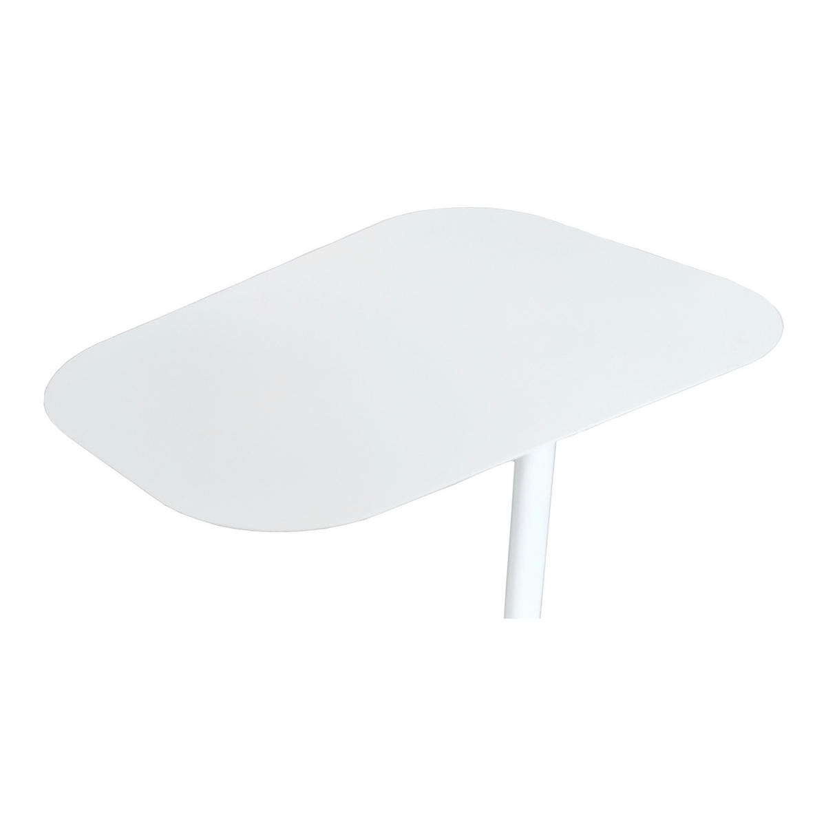 BEISTELLTISCH Nastätten - Weiß, Metall (38/50/50cm) - [en.casa]