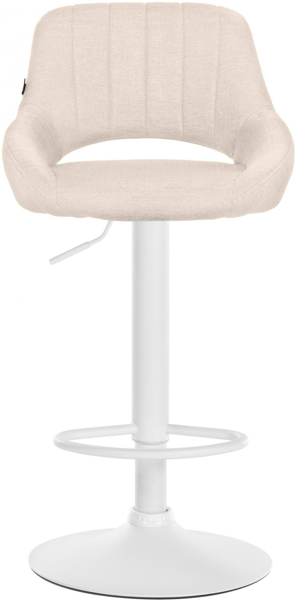 BARHOCKER 2er Set Stoff creme - Creme, Textil (47/85/48cm) - CLP