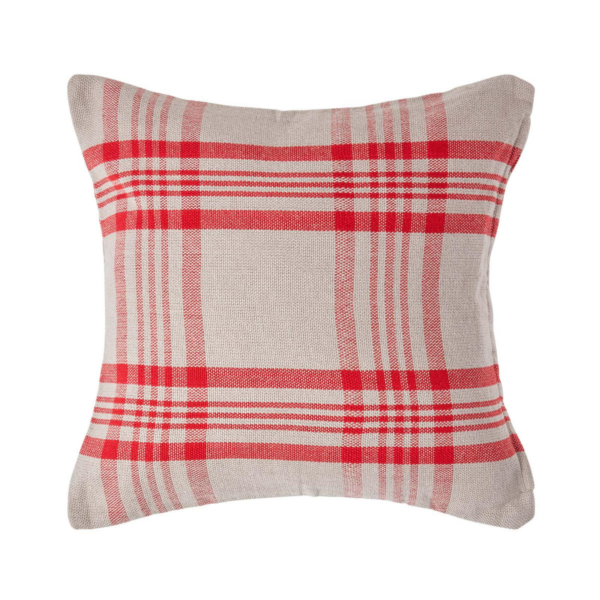 KISSENHÜLLE Schottenkaro 45/45 cm - Rot, Textil (45/45cm) - Homescapes