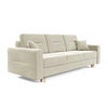 SOFA Bergen mit Schlaffunktion - Beige, Textil (234/90/95cm) - SIMKAM Furniture