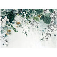 FOTOTAPETE Blätter Grün Natur Vlies Tapete Wohnzimmer Schlafzimmer 250x175 - Grün, Papier (250/175cm) - Wallarena