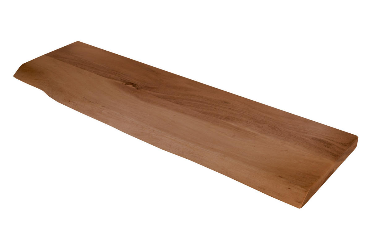 WANDREGAL AMANDA - Braun/Akaziefarben, Holz (80/3/20cm) - SAM