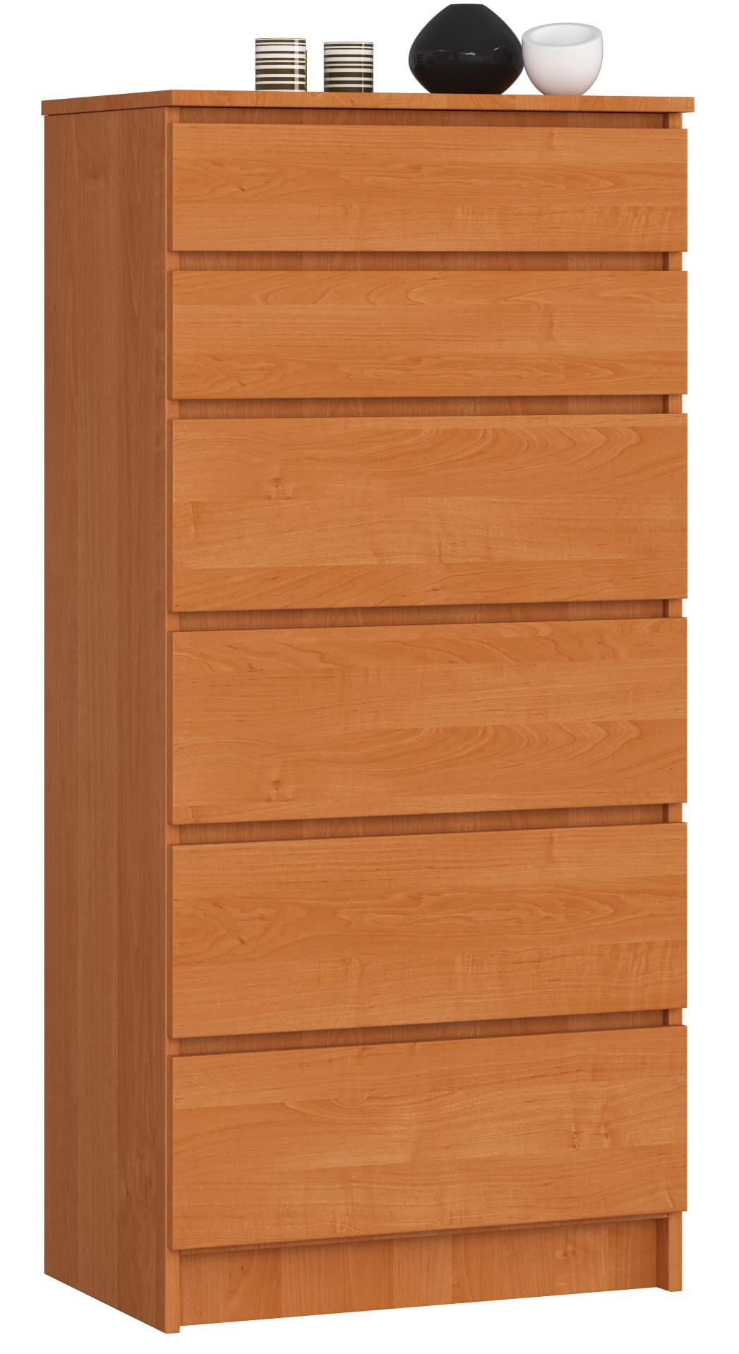 KOMMODE Erlefarben 60x40x130 cm - Erlefarben, Holzwerkstoff (60/130/40cm) - Akord