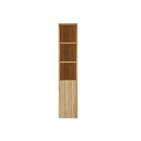HOCHSCHRANK Jill Natur aus Teak - Naturfarben, Holz (30/150/35cm) - Tikamoon