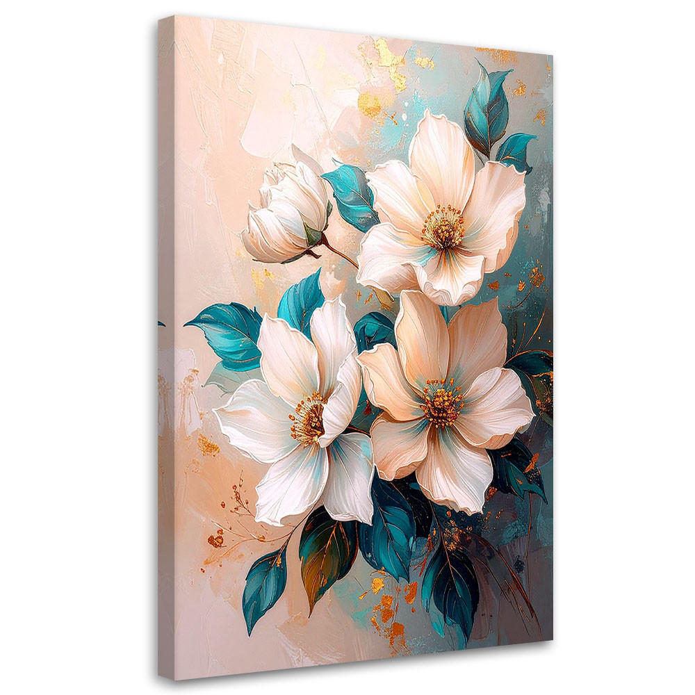 Feeby Leinwandbild, Beige 30x45 cm