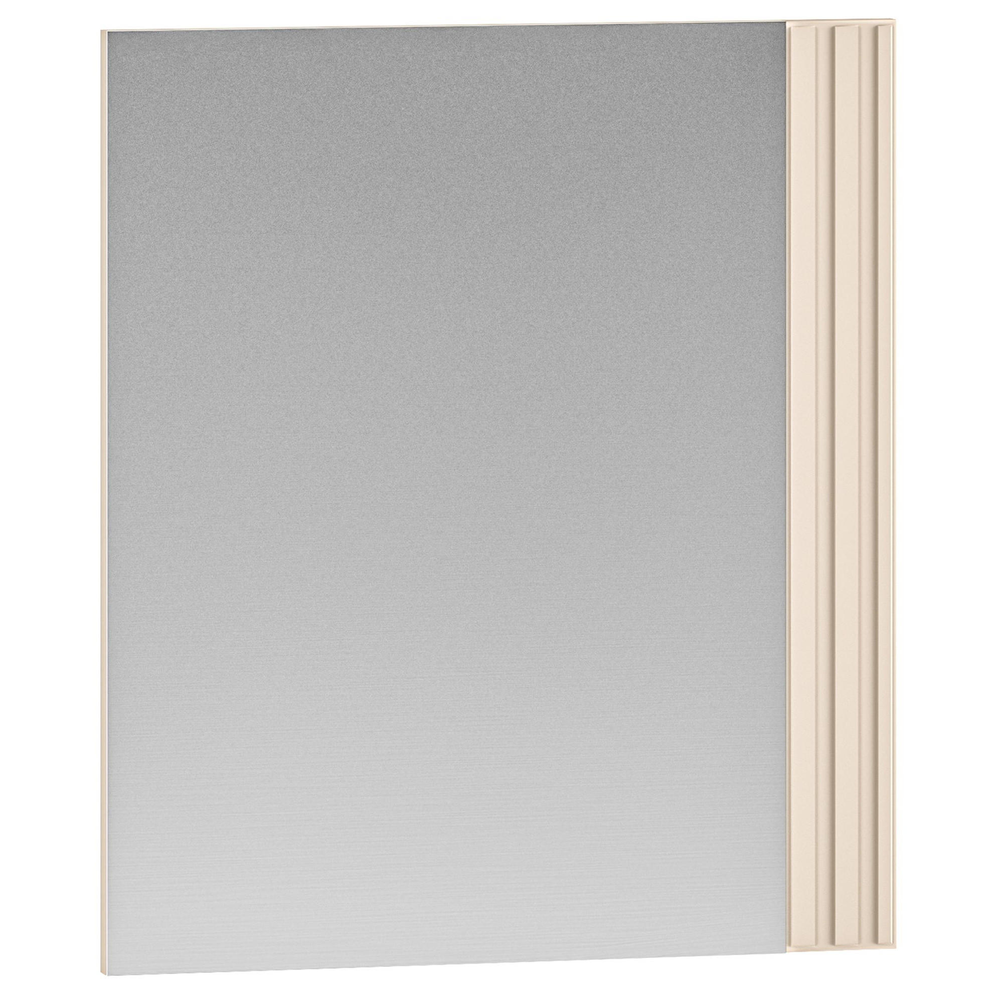 WANDSPIEGEL DROMA - Creme, Glas/Holzwerkstoff (53/61/2cm) - KONSIMO®
