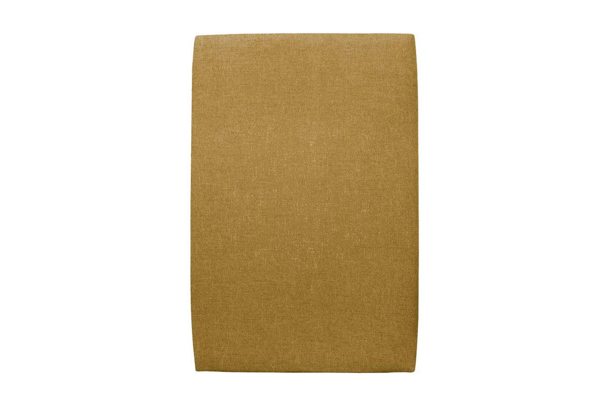 KOPFTEIL gepolstertes – gelber Natté-Stoff - 90 cm - Gelb/Beige, Karton/Holz (90/120/10cm) - Sommeil de Plomb