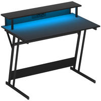 BÜROTISCH Schwarz 1 Stück - Schwarz, Holzwerkstoff (60/100/88.5cm) - GiPP