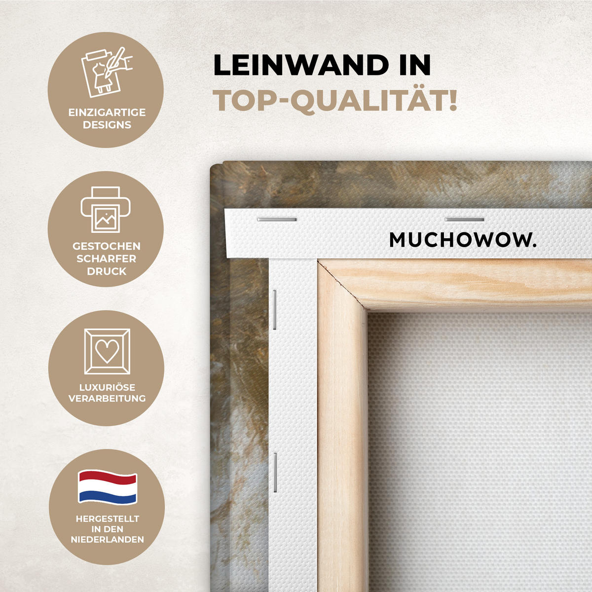 LEINWANDBILD Jesus - Kniend - Waldlandschaft - Betend Wanddeko 40x60 cm - Beige/Hellblau, Textil (40/60cm) - MuchoWow